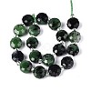 Natural Ruby in Zoisite Beads Strands G-B153-B18-2
