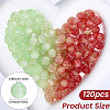 120Pcs Opaque UV Reactive Beads RESI-PA0001-35D-2
