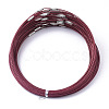 Stainless Steel Wire Necklace Cord DIY Jewelry Making X-TWIR-R003-09-1