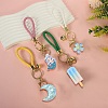 30Pcs 10 Styles Opaque & Transparent  Resin Pendants RESI-CJ0003-02-7