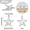 100Pcs Tibetan Style Alloy Pendants FIND-SC0006-78-2