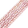 Anti-Tarnish Electroplate Bicone Glass Beads Strands EGLA-T021-4mm-16-03-1
