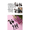 Retro Gentleman & Lady Carbon Steel Cutting Dies Stencils DIY-WH0309-3072-8