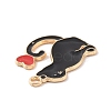 Alloy Enamel Pendants ENAM-O046-01A-3