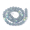 Synthetic Moonstone Beads Strands G-S283-06-8mm-2