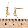 SHEGRACE Brass Micro Pave Cubic Zirconia Stud Earrings XGRQ4N987-713G-3