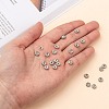 Iron Crystal Rhinestone Spacer Beads RB-A007-6MM-N-4