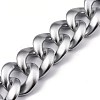 Handmade Spray Painted CCB Plastic Curb Chains AJEW-JB00737-03-2