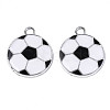 30Pcs Eco-Friendly Alloy Enamel Hollow Pendants FIND-SC0004-59-1
