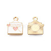 Alloy Enamel Pendants ENAM-S119-051C-1