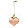 Valentine's Day Electroplate Plastic Heart Pendants Decorations KY-D020-02D-1