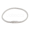 925 Sterling Silver Micro Pave Cubic Zirconia Tennis Bracelets for Women BJEW-C117-01A-P02-4