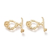 Brass Toggle Clasps KK-F820-02G-1