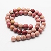 Natural Rhodonite Beads Strands X-G-J358-03-6mm-2