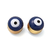 Brass Enamel Beads KK-E048-02G-05-2