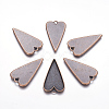 Tibetan Style Alloy Big Pendant Cabochon Settings X-RLF11251Y-NF-1