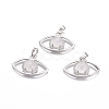 Natural Quartz Crystal Pendants G-L512-H14-1