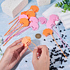 50Pcs Plastic Hang Tag Fasteners FIND-TA0010-37-6