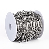 Tarnish Resistant 304 Stainless Steel Paperclip Chains CHS-D027-02P-4