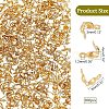 300Pcs 304 Stainless Steel Bead Tips STAS-NB0001-40-3