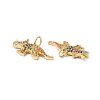 Rack Plating Brass Micro Pave Colorful Cubic Zirconia Pendants ZIRC-C040-48C-G-3