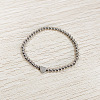 304 Stainless Steel Beads Stretch Bracelets for Women FS-WGC4F34-16-1