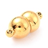 Ion Plating(IP) 304 Stainless Steel Magnetic Clasps with Loops STAS-M290-03G-2