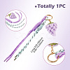 Polyester Pendant Keychains KEYC-TADJ0001-06F-2