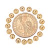 Brass Bead Cap KK-P032-06-NR-3