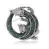 Crocodile Alloy Rhinestone Brooch PW-WGFAD1D-04-1