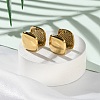 Ion Plating(IP) 304 Stainless Steel Hoop Earrings EJEW-C124-01F-G-2