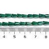 Transparent Electroplate Glass Beads Strands EGLA-H107-02A-PL03-2