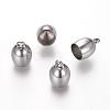 Tarnish Resistant 304 Stainless Steel Cord Ends STAS-P118-02-1