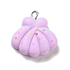 Opaque Resin Pendants RESI-G043-E06-2