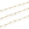3.28 Feet Ion Plating(IP) 304 Stainless Steel Paperclip Chains X-CHS-F010-01C-G-2