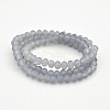 Pearl Luster Plated Faceted Rondelle Glass Beads Strands EGLA-J054-6x4mm-PL02-2