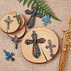 12Pcs 6 Styles Plated Alloy Pendants FIND-TA0001-44-5