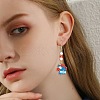 30Pcs 6 Styles Mother's Day Alloy Enamel Pendants ENAM-SZ0003-47-7