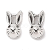 Tibetan Style Zinc Alloy Bunny Pendants X-TIBEP-R334-037AS-RS-1