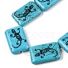 Synthetic Turquoise Beads UNKW-T001-17-3