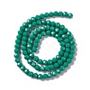 Faceted(32 Facets) Glass Beads Strands EGLA-J042-36B-11-2