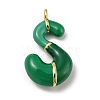 Brass Enamel Pendants X-KK-E093-03G-S-1