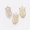 Iron Filigree Pendants IFIN-F158-43G-1