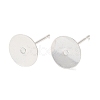 Brass Studs Earrings Finding KK-K383-05A-S-1