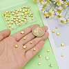 75Pcs 3 Styls Rack Plating Brass Beads KK-ME0001-97-3