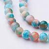 Natural Persian Jade Beads Strands G-D434-6mm-16-2