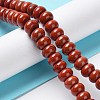 Natural Red Jasper Beads Strands G-F347-8x5mm-01-6