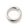 Brass Spring Gate Rings KK-L225-012P-1