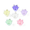 Spray Paint ABS Plastic Imitation Pearl Beads X-MACR-N013-001-2