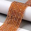 Electroplate Transparent Glass Beads Strands X1-GLAA-H021-01B-FR02-3